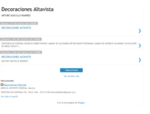 Tablet Screenshot of decoracionesaltavista.blogspot.com