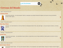 Tablet Screenshot of cervezasdelmundo.blogspot.com