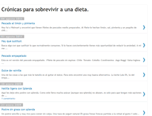 Tablet Screenshot of cronicasdedieta.blogspot.com