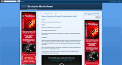 Desktop Screenshot of exclusivemovienews.blogspot.com