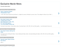 Tablet Screenshot of exclusivemovienews.blogspot.com