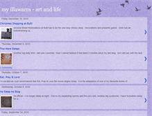 Tablet Screenshot of myillawarraartandlife.blogspot.com