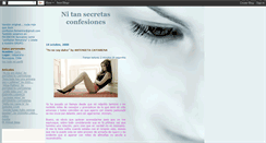 Desktop Screenshot of confesionfemenina.blogspot.com