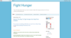 Desktop Screenshot of fighthungerbyclick.blogspot.com