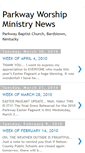 Mobile Screenshot of parkwayworship.blogspot.com