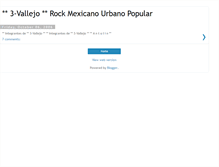 Tablet Screenshot of 3vallejo.blogspot.com
