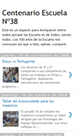 Mobile Screenshot of centenarioescuela38sg.blogspot.com