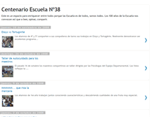 Tablet Screenshot of centenarioescuela38sg.blogspot.com
