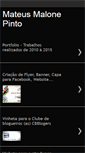 Mobile Screenshot of mateusmalonepinto.blogspot.com