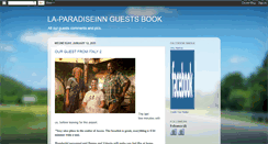 Desktop Screenshot of laparadiseinnguestsbook.blogspot.com