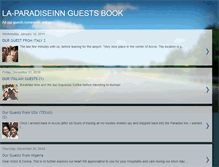 Tablet Screenshot of laparadiseinnguestsbook.blogspot.com