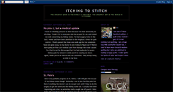 Desktop Screenshot of itchingtostitch.blogspot.com