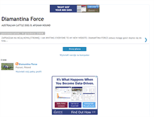 Tablet Screenshot of diamantinaforce.blogspot.com