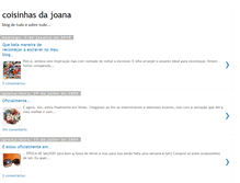 Tablet Screenshot of coisinhas-da-joana.blogspot.com