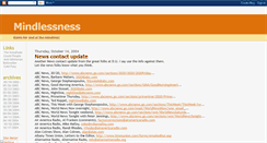 Desktop Screenshot of mindlessness.blogspot.com