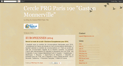 Desktop Screenshot of prgparis19.blogspot.com