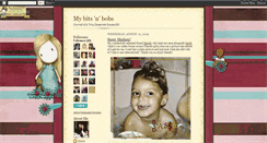 Desktop Screenshot of mybitsnbobs.blogspot.com