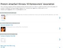 Tablet Screenshot of amansari-puchong.blogspot.com