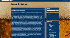 Desktop Screenshot of drunkdriving2.blogspot.com