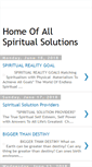 Mobile Screenshot of homeofallspiritualsolutions.blogspot.com