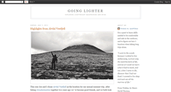 Desktop Screenshot of goinglighter.blogspot.com