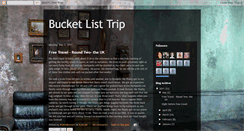 Desktop Screenshot of bucketlisttrip.blogspot.com