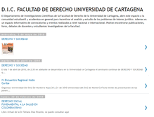 Tablet Screenshot of investigacionesderechoudec.blogspot.com