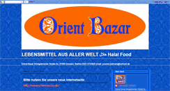 Desktop Screenshot of orientbasar.blogspot.com