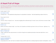 Tablet Screenshot of heart-full-of-hope.blogspot.com