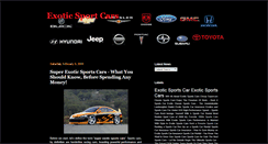 Desktop Screenshot of exoticaportcars.blogspot.com