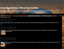 Tablet Screenshot of misteriossinrespuesta.blogspot.com