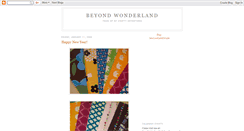 Desktop Screenshot of beyondwonderlandcraft.blogspot.com