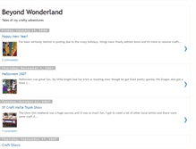 Tablet Screenshot of beyondwonderlandcraft.blogspot.com