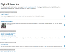 Tablet Screenshot of digital-literacies.blogspot.com