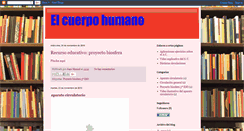 Desktop Screenshot of aparatoshumanos.blogspot.com