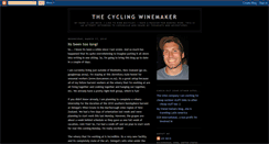 Desktop Screenshot of cyclingwinemaker.blogspot.com