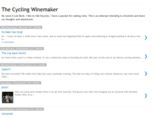 Tablet Screenshot of cyclingwinemaker.blogspot.com