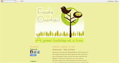 Desktop Screenshot of foodieoverhaul.blogspot.com