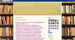 Desktop Screenshot of journeyingod.blogspot.com
