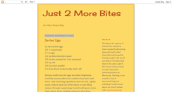 Desktop Screenshot of just2morebites.blogspot.com