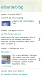 Mobile Screenshot of elburbublog.blogspot.com