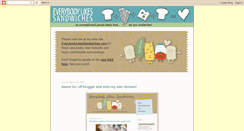 Desktop Screenshot of everybodylikessandwiches.blogspot.com