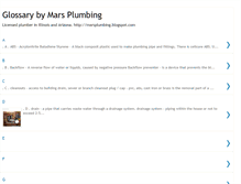 Tablet Screenshot of marsplumbingglossary.blogspot.com