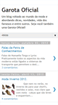 Mobile Screenshot of garota-oficial.blogspot.com