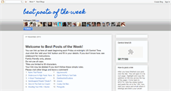 Desktop Screenshot of bestpostsoftheweek.blogspot.com