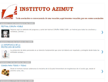 Tablet Screenshot of institutoazimut.blogspot.com