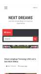 Mobile Screenshot of 4nextdreams.blogspot.com