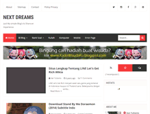 Tablet Screenshot of 4nextdreams.blogspot.com