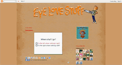 Desktop Screenshot of eyelovestuff.blogspot.com