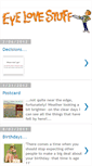 Mobile Screenshot of eyelovestuff.blogspot.com